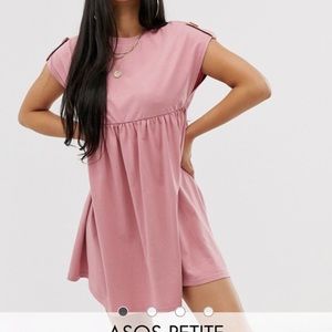 🖤 pink babydoll mini dress